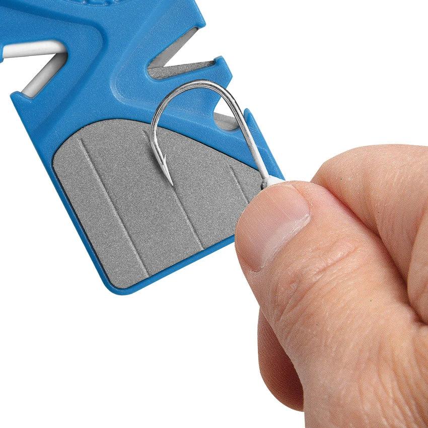 Camillus Cuda Pocket Sharpener 23062 Portable With Fine Ceramic and Coarse Diamond V Notches for Outdoor Enthusiasts by Camillus