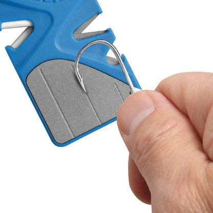 Camillus Cuda Pocket Sharpener 23062 Portable With Fine Ceramic and Coarse Diamond V Notches for Outdoor Enthusiasts by Camillus