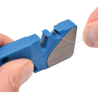 Camillus Cuda Pocket Sharpener 23062 Portable With Fine Ceramic and Coarse Diamond V Notches for Outdoor Enthusiasts by Camillus