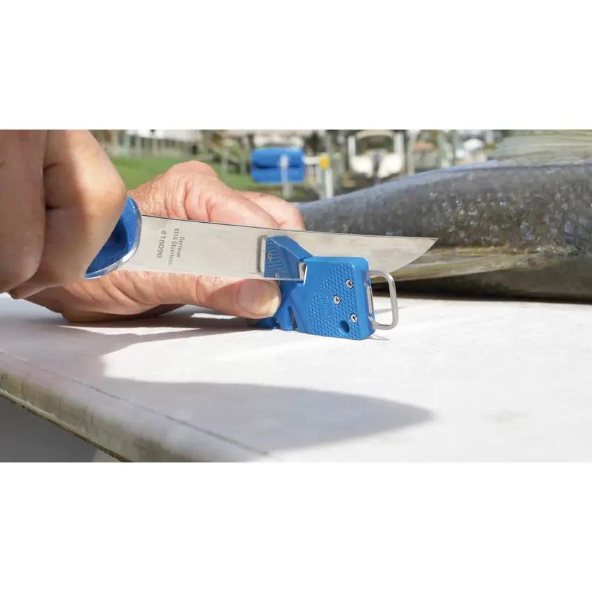 Camillus Cuda Pocket Sharpener 23062 Portable With Fine Ceramic and Coarse Diamond V Notches for Outdoor Enthusiasts by Camillus