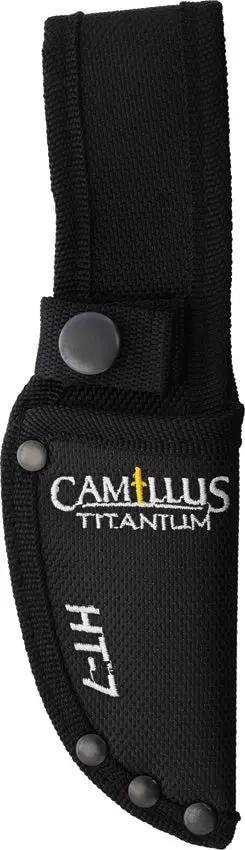 Camillus HT7 Fixed Blade Knife Titanium Coated 3 Inch Blade Full Tang Micarta Handle Outdoor Survival by Camillus
