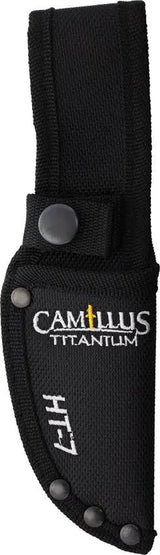 Camillus HT7 Fixed Blade Knife Titanium Coated 3 Inch Blade Full Tang Micarta Handle Outdoor Survival by Camillus