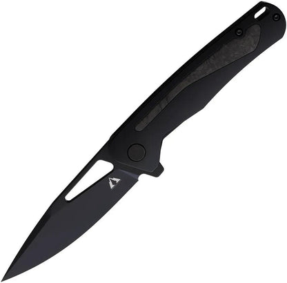 CMB Made Knives Spear Framelock Knife For EDC Enthusiasts With Black CPM S35VN Blade And Carbon Fiber Inlay by CMB Made Knives