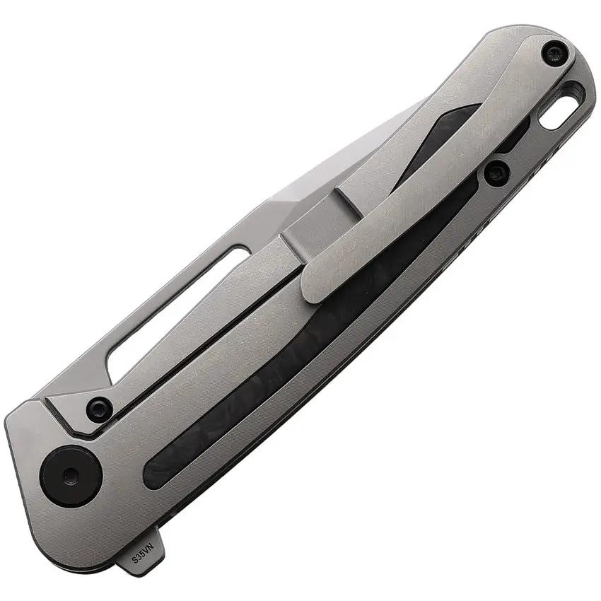 Premium CMB Made Knives Spear Framelock Gray CF CMB04G CPM S35VN Blade 3.75in EDC Knife for Enthusiasts by CMB Made Knives