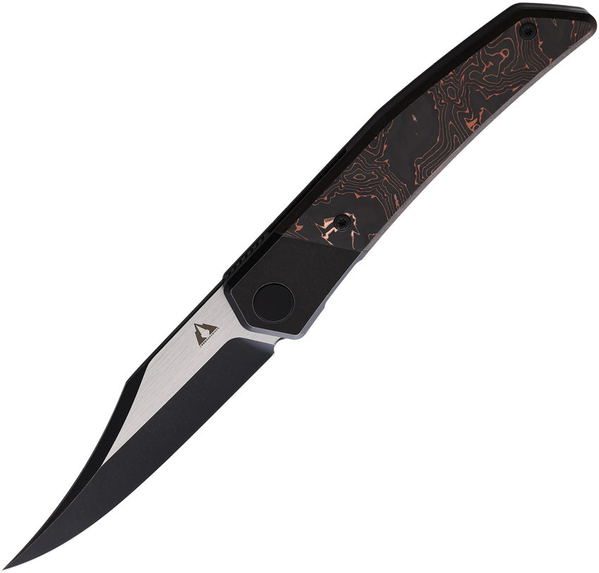 CMB Made Knives Zetsu Linerlock CF Copper CMB09C
