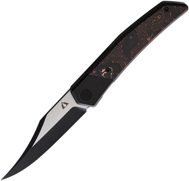 CMB Made Knives Zetsu Linerlock CF Copper CMB09C by CMB Made Knives