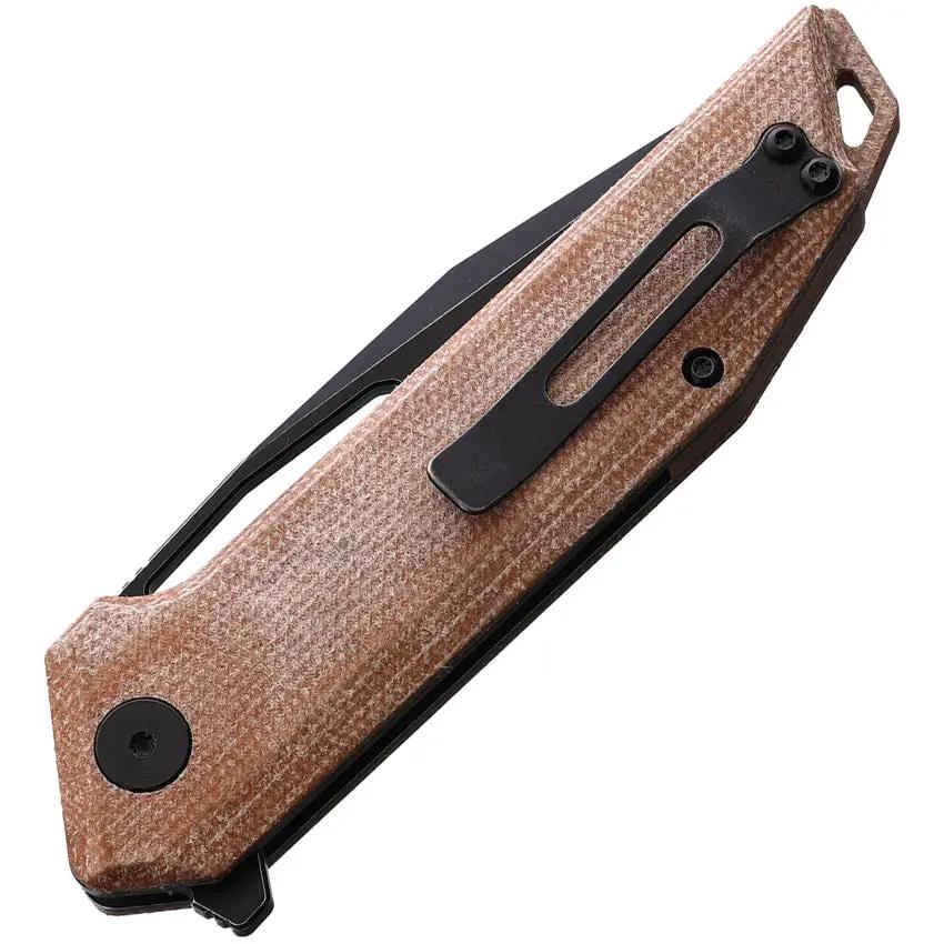 CMB Made Knives Lurker Liner Lock Knife Micarta Handle Premium D2 Tool Steel Extended Tang For EDC by CMB Made Knives