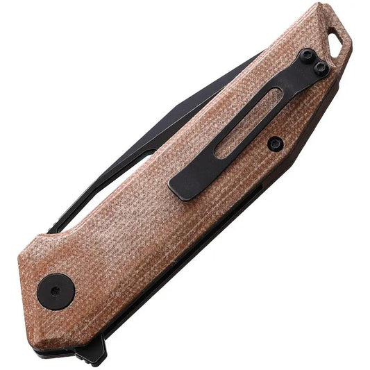 CMB Made Knives Lurker Liner Lock Knife Micarta Handle Premium D2 Tool Steel Extended Tang For EDC by CMB Made Knives