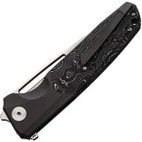 CMB Made Knives Darma Linerlock EDC Knife With Carbon Fiber Aluminum Handle M390 Blade by CMB Made Knives
