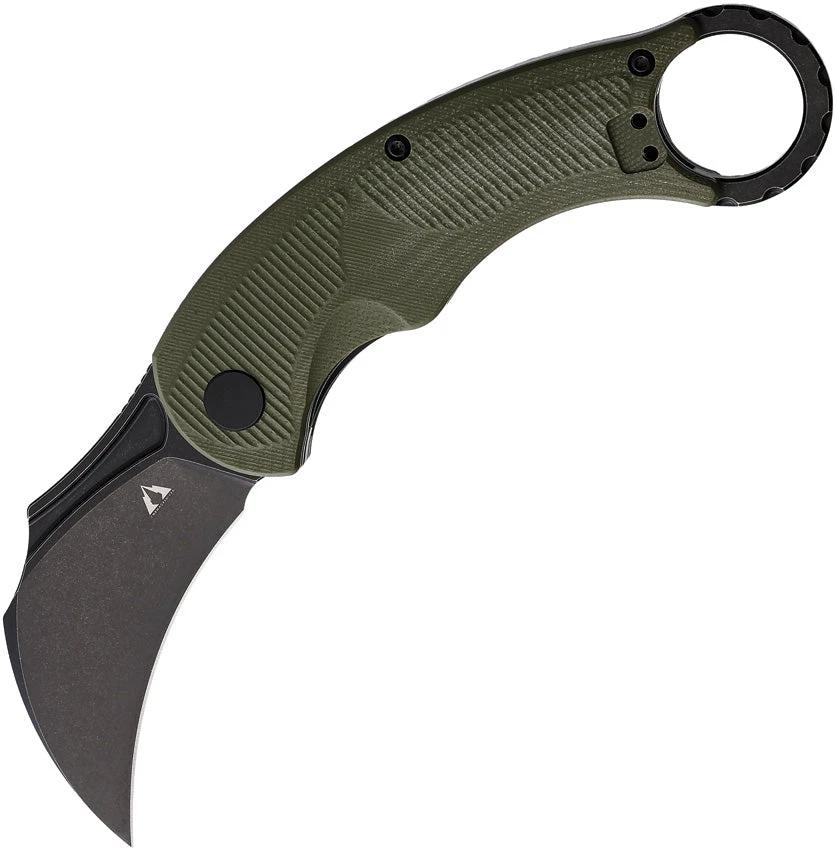 CMB Made Knives Falcon Linerlock Grn G10 CMB-C01G by CMB Made Knives