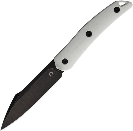 CMB Made Knives Kisame Fixed Blade White/Blk CMB-FB01B by CMB Made Knives