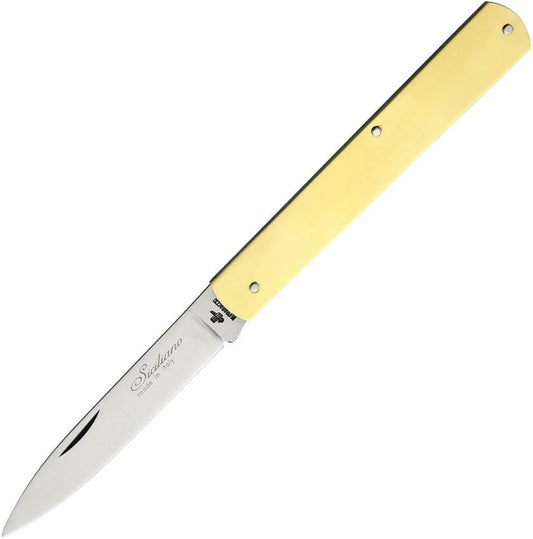 Fraraccio Knives Siciliano Extra Slim Brass 0563 IN BOX by Fraraccio Knives