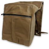Campcraft Outdoors Woodcraft Haversack 1858 Style Military Pack With Dual Pouch Flap D Ring Retention For Campers by Campcraft Outdoors