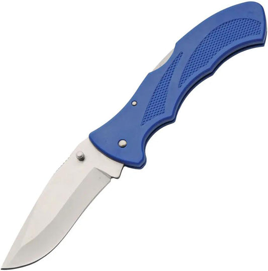 Blue Folding Knife Big Boy 210670-BL EDC Everyday Carry Utility For Outdoor Enthusiasts by China Made