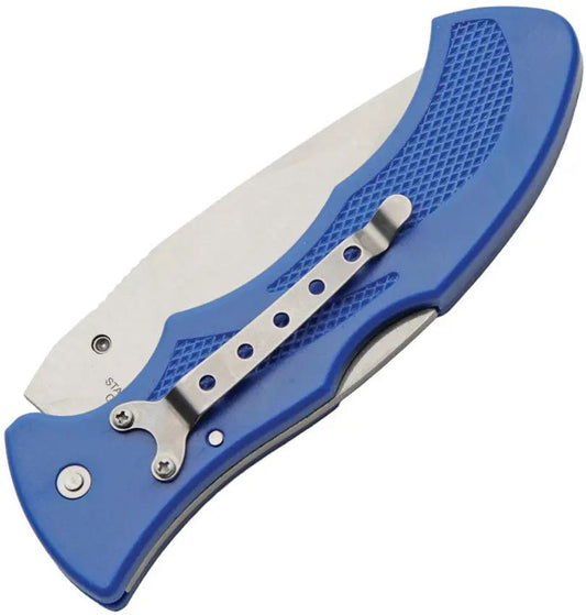 Blue Folding Knife Big Boy 210670-BL EDC Everyday Carry Utility For Outdoor Enthusiasts by China Made