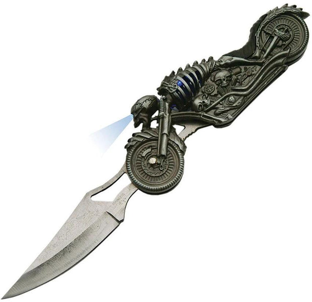 China Made Skull Rider LED Linerlock 211410 by China Made