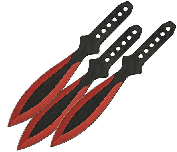 Rite Edge Throwing Knife Set Red 211415-RD by Rite Edge