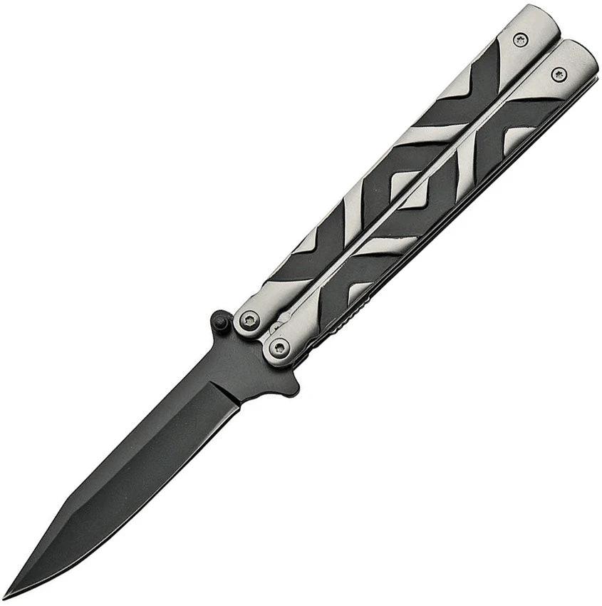 Rite Edge Linerlock A/O Black Silver 211453 by Rite Edge