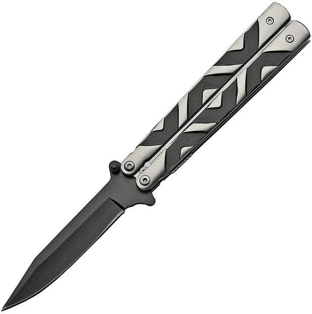 Rite Edge Linerlock A/O Black Silver 211453 by Rite Edge