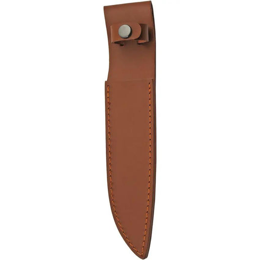 Rite Edge Flag Combat Fighter Knife - American Flag Blade Artwork 7 Inch Blade 12.25 Inch Overall Brown Leather Handle by Rite Edge