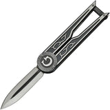 Masonic Paratrooper Knife With Hidden Ruler In Handle For EDC Enthusiasts 5.5 Inch Closed Two Tone Stainless Blade by China Made