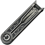 Masonic Paratrooper Knife With Hidden Ruler In Handle For EDC Enthusiasts 5.5 Inch Closed Two Tone Stainless Blade by China Made