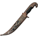 Eagle Prey Dagger 211469ERG 13.75in Satin Stainless Blade With Rose Gold Handle And Scabbard Premium Collector Showpiece by China Made