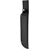 Rite Edge Black Tech Bowie - 15 Inch Overall Length 420 Stainless Clip Point Blade, Black Rubberized Handle, Nylon Sheath by Rite Edge