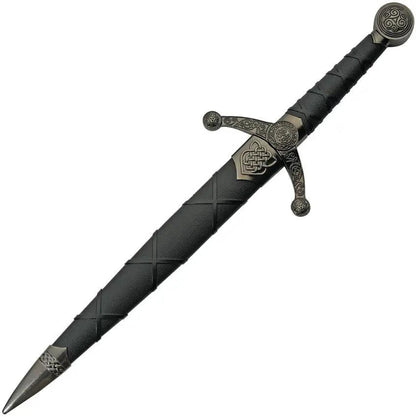 Celtic Knot Dagger Antique Silver Finish 15 Inch Overall 440 Stainless Blade For Collectors And Enthusiasts by China Made