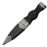 Rite Edge Scottish Dirk Blue 211545BL - 7.5 Inch Overall, 3 Inch Satin Partially Serrated Stainless Blade by Rite Edge