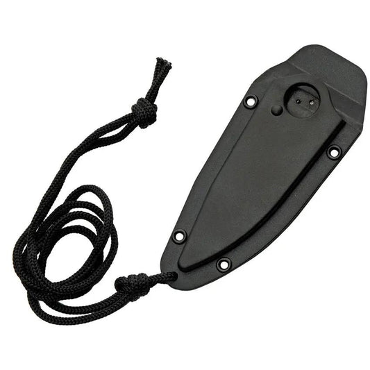 Rite Edge Tactical Neck Knife 211550 - 5.5 Inch Overall Black Finish Stainless Blade With Full Tang G10 Handle by Rite Edge