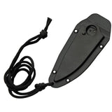 Rite Edge Tactical Neck Knife 211550 - 5.5 Inch Overall Black Finish Stainless Blade With Full Tang G10 Handle by Rite Edge
