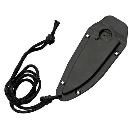Rite Edge Tactical Neck Knife 211550 - 5.5 Inch Overall Black Finish Stainless Blade With Full Tang G10 Handle by Rite Edge