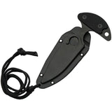 Rite Edge Tactical Neck Knife 211550 - 5.5 Inch Overall Black Finish Stainless Blade With Full Tang G10 Handle by Rite Edge