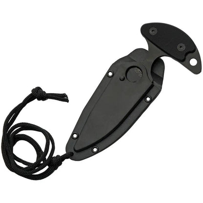 Rite Edge Tactical Neck Knife 211550 - 5.5 Inch Overall Black Finish Stainless Blade With Full Tang G10 Handle by Rite Edge