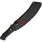 Rite Edge Mountain Machete Black - Black Finish Stainless Blade, 16.25 Inch Overall, Rugged ABS Handle by Rite Edge