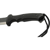 Rite Edge Tactical Machete 211561 - Sawback Stainless Blade With Lanyard Hole And Pruning Hook by Rite Edge