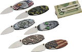 Rite Edge Money Clip Linerlock 24 Piece Set - Assorted Ghost Skull Camo Patriotic Eagle Dollar Bill Patterns by Rite Edge