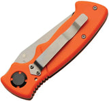 Rite Edge Hollow Linerlock Orange Folding Knife - 3Cr13 Stainless Blade, 4.25 Inch Closed, Orange ABS Handle by Rite Edge
