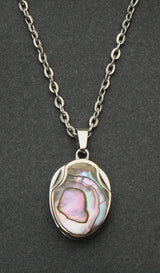 Rite Edge Abalone Shell Blade Necklace - Dual Stainless Blades With Abalone Shell Handle by Rite Edge