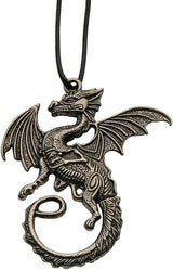 Rite Edge Flying Dragon Neck Knife - Satin 3Cr13 Stainless Blade With Dragon Shaped Zinc Alloy Pendant by Rite Edge