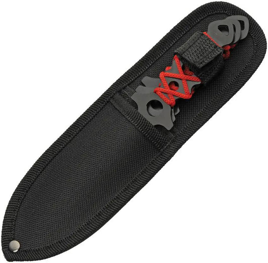 Rite Edge Hazard Throwing Knife Set 211593 - 7.5 Inch Overall, 4 Inch Black Double Edge 3Cr13 Blade by Rite Edge