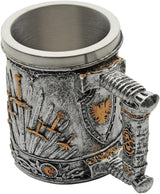 Medieval Swords Mug Durable Resin And Stainless Construction 500 600ml For History Buffs by China Made