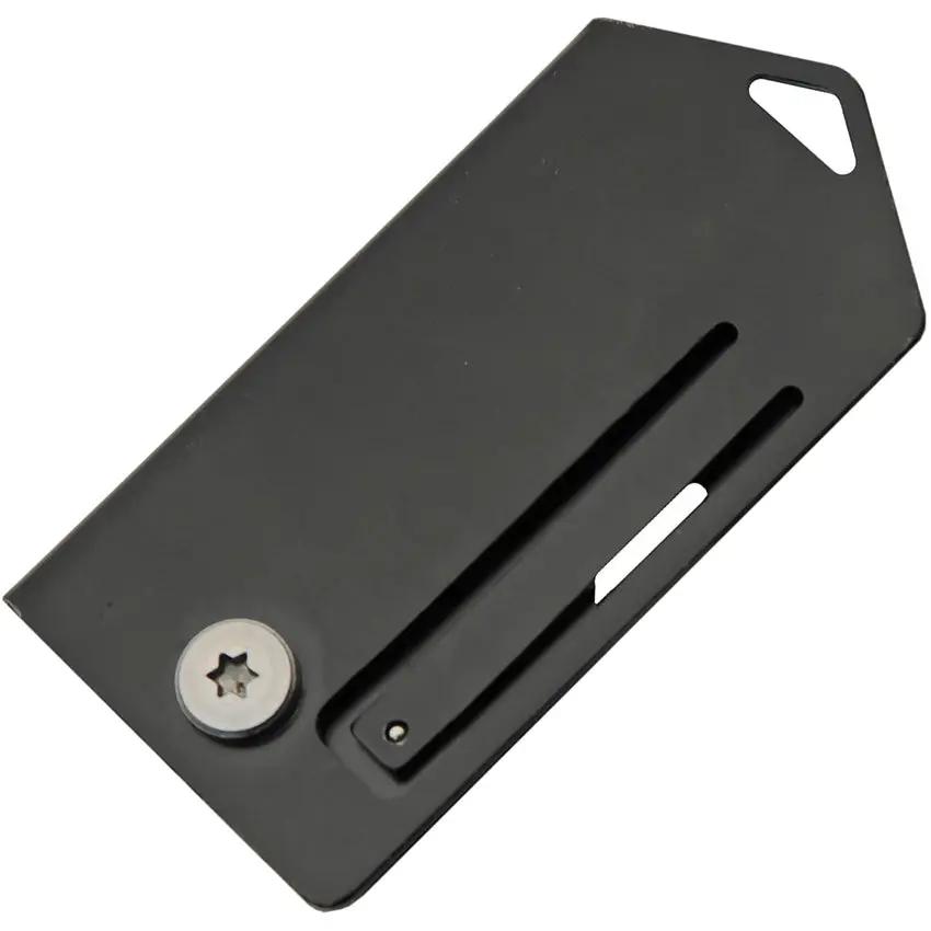 Premium Black Dog Tag Cutter Folder 2 Inch Stainless Blade With Bottle Opener For Outdoor Enthusiasts by China Made