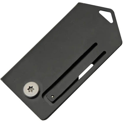 Premium Black Dog Tag Cutter Folder 2 Inch Stainless Blade With Bottle Opener For Outdoor Enthusiasts by China Made