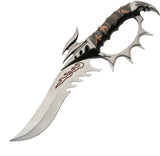 Rite Edge Talon Dagger 211610 - Satin 9 Inch 420 Stainless Blade With ABS Handle And Wooden Display Stand by Rite Edge