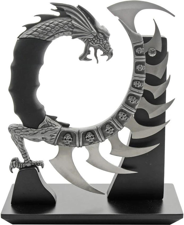 China Made Dragon Spine Knife w/Display 211612 by China Made