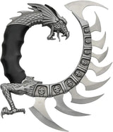 Made In China Dragon Spine Knife With Display Stand For Collectors Premium Satin Blade by China Made