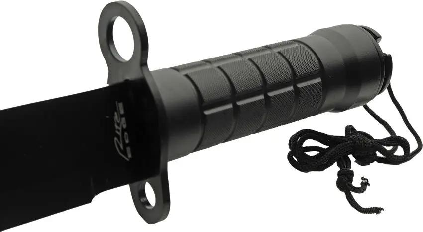 Rite Edge Plateau Survival Fixed Blade - 15 Inch Overall, 10.5 Inch Black Sawback, Built-In Survival Kit by Rite Edge