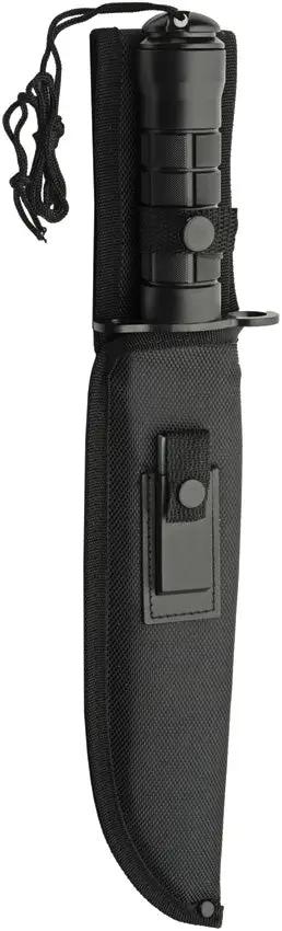 Rite Edge Plateau Survival Fixed Blade - 15 Inch Overall, 10.5 Inch Black Sawback, Built-In Survival Kit by Rite Edge